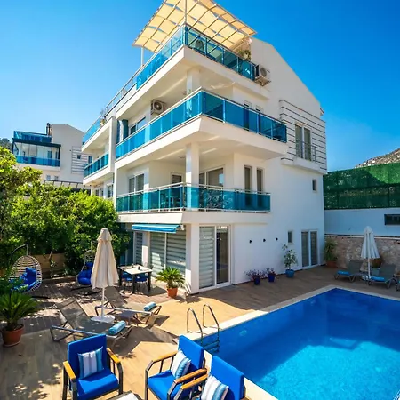 Mavi Ruya - Modern Ground Floor Duplex With Private Pool & Xl Outdoor Apartman Kalkan