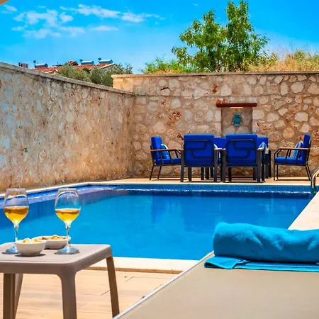 Mavi Ruya - Modern Ground Floor Duplex With Private Pool & Xl Outdoor Appartement Kalkan