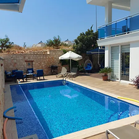 Mavi Ruya - Modern Ground Floor Duplex With Private Pool & Xl Outdoor Kalkan