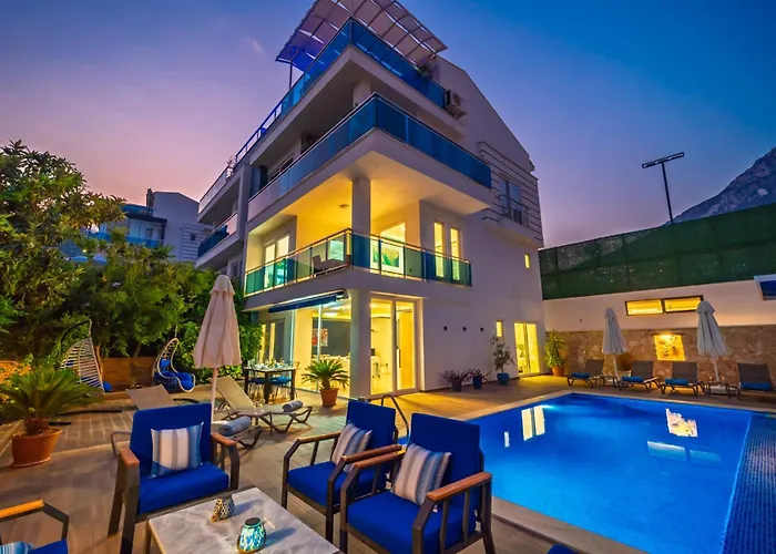 Mavi Ruya - Modern Ground Floor Duplex With Private Pool & Xl Outdoor * Kalkan