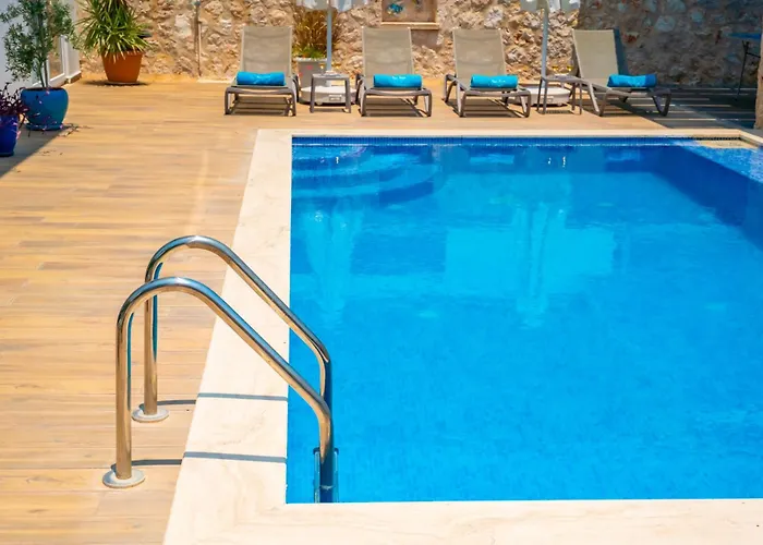 Mavi Ruya - Modern Ground Floor Duplex With Private Pool & Xl Outdoor Apartament Kalkan