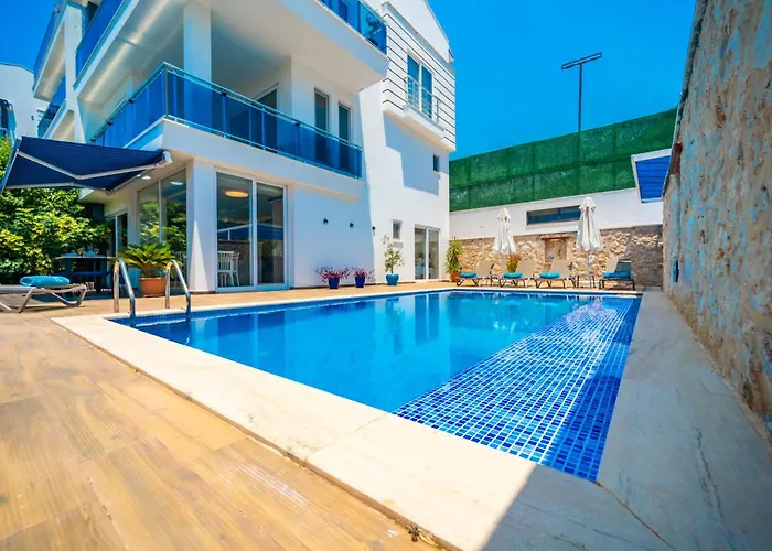 Mavi Ruya - Modern Ground Floor Duplex With Private Pool & Xl Outdoor * Kalkan